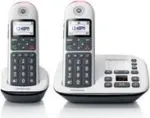 Motorola CD5012 DUO DECT juhtmevaba telefon, valge