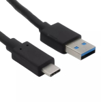 USB-kaabel Helos 181542 USB 3.2 Gen 2, 1 m, USB A &ndash; USB C, must