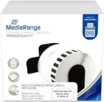Pidevpabersilt MediaRange DK-22205 62mm 30,48m must valgel