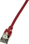 V&otilde;rgukaabel LogiLink &otilde;huke U/FTP CQ9024S RJ-45 Cat6a 0,5 m Punane