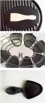 Domo DO9038G Grill Kamin Elektro 1200W Must Barbecue & Grill (DO9038G)