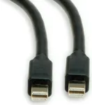 Roline DisplayPort-&uuml;henduskaabel 1,00 m 11.04.5817 Varjestatud Must [1x Mini-DisplayPort-pistik - 1x Mini-DisplayPort-pistik] (11.04.5817)