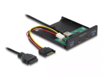 DeLOCK 3,5-tolline USB esipaneel 2 x USB USB-C 2 x USB Type-A Must