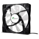 INTER-TECH Argus L-12025 120mm Korpusventilaator - Must