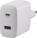 VOLTCRAFT UC-2ACX001 VC-11501480 USB-laadija pistikupesa V&auml;ljundvool (max.) 3000 mA 2 x USB, USB-C&trade; pistikupesa USB Power Delivery (USB-PD) (VC-11501480)