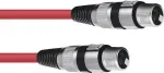 Audio kaabel Omnitronic 30220900 1,5m XLR 3-kontaktiline Punane