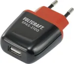 VOLTCRAFT SPAS-2100 VC-11413285 USB-laadija pistikupesa V&auml;ljundvool (maks.) 2100 mA 1 x USB Auto-Detect (VC-11413285)