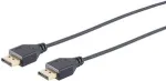 Shiverpeaks BASIC-S DisplayPort 1.2 kaabel, must, 0,5 m, isane isasele (20P20C), eriti &otilde;huke, kullatud kontaktidega (BS10-49015)
