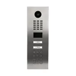 Video intercom DoorBird D2102KV &mdash; roostevabast terasest v&auml;lisseade, IP65, liikumisandur 10 m, IR LED, PoE (IEEE 802.3af), 10/100 Mbit/s, 131&times;383&times;49,6 mm