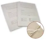 Kaust SMLT, arhiiv, A4 4cm, 300 g, 2 paelaga, tr&uuml;kiga, valge, papp, &ouml;koloogiline