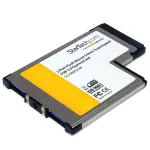 StarTech.com 2-pordiline s&uuml;vistatav ExpressCard 54 mm SuperSpeed USB 3.0 kaardiadapter UASP toega