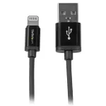 StarTech.com 1 m (3 jalga) USB-Lightningi kaabel &ndash; iPhone&rsquo;i / iPadi / iPodi laadimiskaabel &ndash; kiirlaadimisega Lightning&ndash;USB-kaabel &ndash; Apple MFi sertifitseeritud &ndash; must