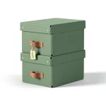 Leitz Puro hoiukast kaanega, v&auml;ike, 7 L, 100% taaskasutatud papp, pakis 2 tk