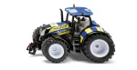 SIKU FARMER New Holland T7.315 Politsei Traktor 1:32 Die-Cast Mudel