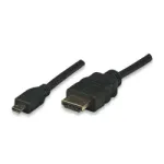 ALLNET HDMI to Micro HDMI kaabel 1m 4K/60Hz Must (ALL-HDMI-Micro-1m)