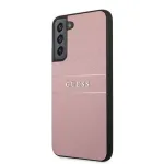 Guess Samsung Galaxy S22 Plus PU Nahk Saffiano &Uuml;mbris Roosa