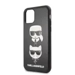 Karl Lagerfeld Apple iPhone 11 Pro Karl Lagerfeld and Choupette Cover Black