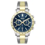 BOSS Skymaster meeste kvartskronograafkell 1514163 44mm sinise numbrilaud ja roostevabast terasest v&otilde;rkrihm