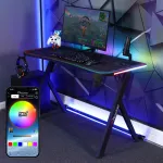 X Rocker Lumio RGB m&auml;ngulaud LED-valgustuse ja hiirematiga