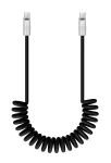 Newell USB-C to USB-C kaabel 100W 1.5m silikoonist keerdkaabel must