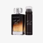 Lattafa Duo Ameer Al Oudh Eau de Parfum 100ml + L&otilde;hnapihusti 50ml Kingituskomplekt