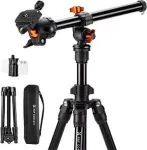K&F Concept KF09.101V6 Kaamera statiiv noolega, must