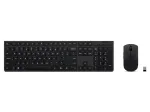 Lenovo 4X31R64316 klaviatuur ja hiir komplekt Office RF juhtmevaba + Bluetooth QWERTY USA inglise hall