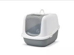Savic Nestor Jumbo kaanega kassiliivakast, 66,5 x 48,5 x 46,5 cm, valge-hall