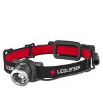 Ledlenser H8R Must, Punane Peapaelaga Taskulamp LED