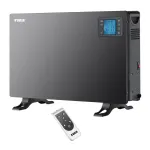 Konvektor-t&uuml;&uuml;pi elektrikeris NOVEEN CH7100 &mdash; 2000 W, 3 v&otilde;imsustaset, LCD, taimer, puldiga, must
