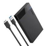 HDD/SSD-korpus UGREEN 30848 Must 2,5 tolli, USB 3.0, SATA I/II/III, kuni 10 TB, 5 Gbit/s