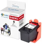 G&G XL suure mahutavusega &uuml;hilduv tindikassett Canon PG-540XL jaoks (must, 600 lehek&uuml;lge) - 14689