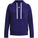 Women's Under Armour Rival Fleece HB Hoodie Midnight Navy/White