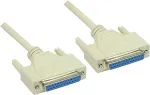 GoodConnections nullmodemi kaabel DB25 emane - DB25 emane 1,8m hall RS-232 jadaporti rist&uuml;hendusega 4030
