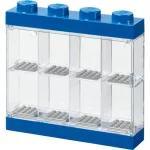 Room Copenhagen LEGO minifiguuride vitriin Sinine (Sinine/l&auml;bipaistev. l&auml;bipaistev)