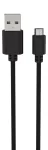 USB-kaabel Ansmann 1700-0129 1m USB A Micro-USB B Must