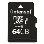 M&auml;lukaart Intenso 64GB MicroSDXC UHS-I Class 10 3423490