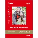 Canon PP-201 Glossy II fotopaber Plus A3 - 20 lehte, k&otilde;rgl&auml;ikega, 260 g/m&sup2;, A3, 20 lehte, 270 &micro;m, Canon Lucia, ChromaLife100+