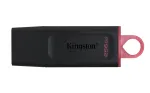 Kingston Technology DataTraveler Exodia USB-m&auml;lupulk 256 GB, USB-A 3.2 Gen 1, korgi ja v&otilde;tmer&otilde;ngaga, must/roosa
