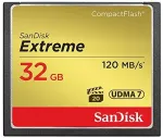 WESTERN DIGITAL SanDisk Extreme Compact Flash 120mb/s 32GB