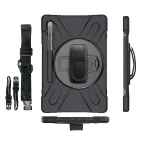 Kaitse&uuml;mbris eSTUFF CHICAGO Full Body Defender Samsung Galaxy Tab S8/S7-le, must