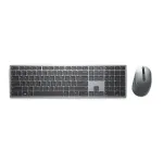DELL Pro Plus klaviatuur ja hiir - KM7321W - saksa (QWERTZ), t&auml;issuuruses (100%), juhtmevaba, RF juhtmevaba + Bluetooth, QWERTZ, hall, titaan, hiir kaasas