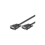 Wentronic Goobay DVI-D FullHD pikenduskaabel Dual Link, must, 2 m - DVI-D-pistik Dual-Link (24+1-kontakt) > DVI-D-pesa Dual-Link (24+1-kontakt) (50855)