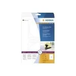 HERMA SuperPrint - Isekleepuvad l&auml;bipaistmatud CD/DVD-etiketid - valge - 166 mm &uuml;mar - 50 tk (25 lehte x 2) (5115)