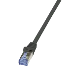 LogiLink PrimeLine - Paigalduskaabel - RJ-45 (I) kuni RJ-45 (I) - 50 cm - SFTP, PiMF - Cat.7 toorkaabel - Halogeenivaba, vormitud, takerdumiskaitsega - Must