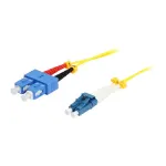 LWL-2-Fiber-Patchk. 2mtr.LC-SC - 9/125um - OS2 - AD=2mm - Synergy 21 -