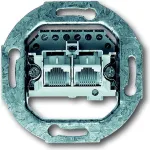 Busch-Jaeger 2CKA000230A0235 UAE &uuml;henduspistikupesa 0214, 2x8-pin, nurga all