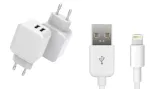 CoreParts MBXUSB-AC0007 mobiilseadme laadija Nutitelefon Valge AC Siseruumides