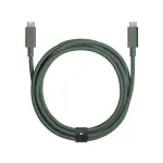 Kaabel USB-C&ndash;USB-C Native Union Belt kaabel Pro 240W, 2,4 m, USB 2.0, 0,48 Gbit/s, roheline