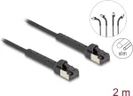 DeLOCK RJ45 &otilde;huke Cat.6A U/FTP v&otilde;rgukaabel 2m Must